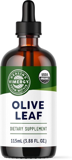 [BRSW2GIEOR5RSDY4] Vimergy Olive Leaf – Supports Immune Health* 57 2mL (2 Droppers or 58 Drops) Servings (200mg Extract Per Serving) – USDA Certified Organic, Vegan, Paleo-Friendly and Gluten-Free – 115 mL