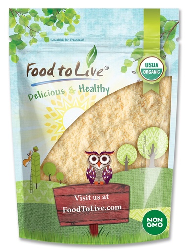[BRSROFQBA4MBUCTZ] Food to Live Organic Pea Protein Powder, 8 Ounces – Made from Non-GMO Yellow Peas, 80% Protein, Keto, Vegan, Kosher, Raw, Unflavored, Unsweetened, Non-Irradiated. Bulk. Great for Baking and Smoothies