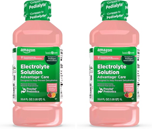 [BRSRO2TQAENGYC33] Prevital prebiotiklər, Strawberry Limonade, Hydration İçki, Replenish Electrolytes, Fluid & sink, 33.8 Fl Oz (Böyük Britaniya)