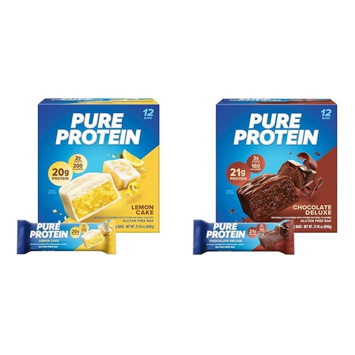[BRSROBQCC4PA2CLZ] Pure Protein Bars, High Protein, Nutritious Snacks to Support Energy & Bars, High Protein, Nutritious Snacks to Support Energy