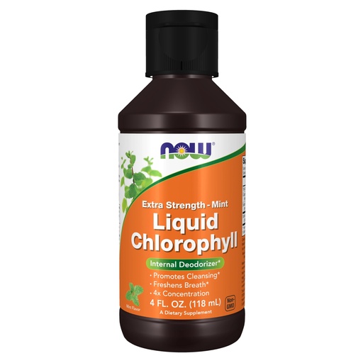 [BRSRAYAZAQPAODLJ] Now Foods Supplements, Extra Strength Liquid Chlorophyll, Mint, Internal Deodorizer*, Promotes Clean