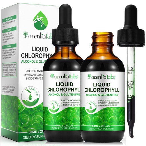 [BRSRGZAFO5YWCET4] Chlorophyll Liquid Drops, Organic Liquid Chlorophyll Body Deodorizing, Supports for Odor Balance, Natural Body Freshness, Body Odor Control, Fresh Breath, 60ml 2Bottle.