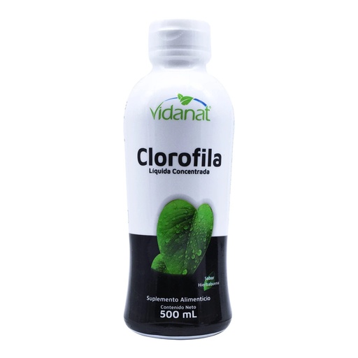 [BRSWIGACBYAA2HTK] Vidanat Liquid Chlorophyll 500ml - Natural Detox, Immune Support & Energy Booster - Helps Digestion, Freshens Breath & Promotes Alkaline Balance