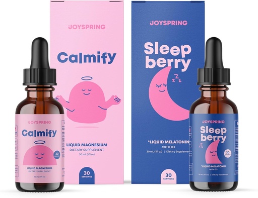 [BRSRAHAFBB5RMGQZ] JoySpring Calmify Magnesium Glycinate and Liquid Melatonin for Kids