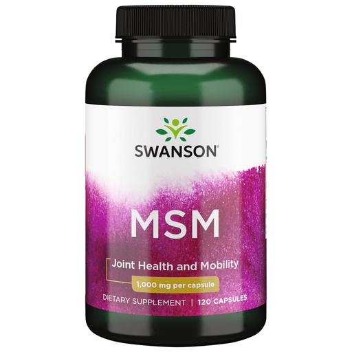 [BRSWIYT7PMNBCCT4] Swanson Msm 1000 Milligrams 120 Capsules