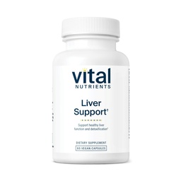 Vital Nutrients Liver Support Milk Thistle and Curcumin - Vegan Supplement - Herbal Combination to Support Healthy Liver Function* - Gluten, Dairy and Soy Free - 60 Capsules
