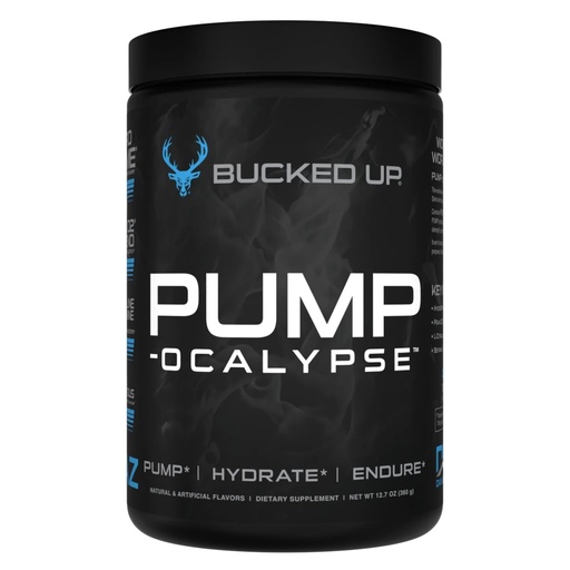 [BRSWGCAZA4MA4AY2] Pump-ocalypse Blue Raz | Nitric Oxide and L Arginine Supplement with Citrulline Malate, GlycerPump | Ultimate N.O. Booster | Lean Muscle Support for Blood Flow, Vascularity, Hydration and Endurance