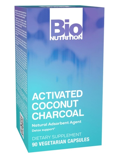 [BRSWIBD7AYHRU2L4] Bio Nutrition Actiated Charcoal 520 mg 90 Vegetarian Capsules