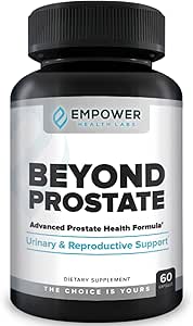 [BRSRAAQHAEIWG2DL] Empower Health Beyond Prostate Supplement – Prostate Health Support with Saw Palmetto, Zinc, Red Raspberry, and Stinging Nettle – Urinary and Prostate Wellness Complex – 60 Capsules