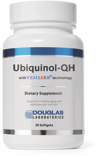 [BRSWIYAFC4AA42DU] Douglas Laboratories Ubiquinol-QH | CoEnzyme Q10 to Support Healthy Aging and Cardiovascular Function | 30 Softgels