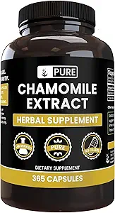 [BRSWYBD7CAPRYD3O] Pure Original Ingredients Chamomile Extract, (100 Capsules) Always Pure, No Additives Or Fillers, Lab Verified