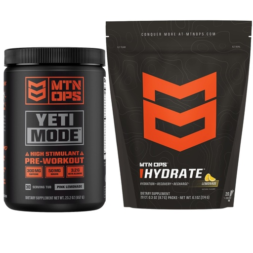 [BRSRAGL6CANQ2DLF] MTN OPS Yeti Mode Pink Lemonade + Hydrate Lemonade Bundle