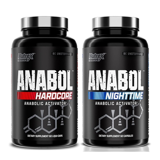 [BRSRA2Y6C4PWCCL5] Nutrex Anabol Hardcore & Anabol Nighttime Muscle Builder Bundle