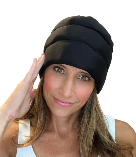 [BRSWIFAOCQCRACY3] Headache Hat Halo - Migraine Relief Cap Long Lasting Cooling Ice Pack Mask - Cold Compress Head Wrap for Tension, Stress & Hangover Natural Cooling Therapy