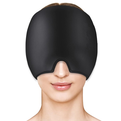 [BRSROYLQBYNWGDTJ] Migraine Relief Cap Headache Relief Cap Hat Head Ice Pack Wrap Migraine Cold Cap Ice Hat for Migraines Headache Tension Stress Hangover Cap Ice Beanie Cooling Gel Cap Women Men Gift