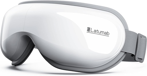 [BRSRAZQCPIBBO3YZ] latumab Eye Massager with Heat, Heated Eye Mask with Bluetooth Music, Face Massager, Mask for Migraine & Headache Relief, Improved Sleep, Birthday Gifts for Mom Dad Women Men Her Him