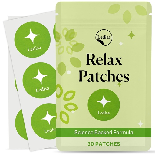 [BRSREFATCINW2HTP] Relax Patches for Women & Men | With Rhodiola Rosea, Ashwagandha, L-Theanine - Relax & Unwind | 30 Days Supply