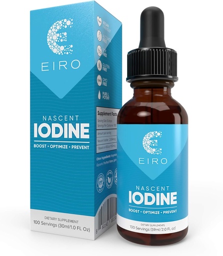 [BRSWGEIRPMIQY3L6] EIRO Nascent Iodine Drops | Superior Absorption | Thyroid Support