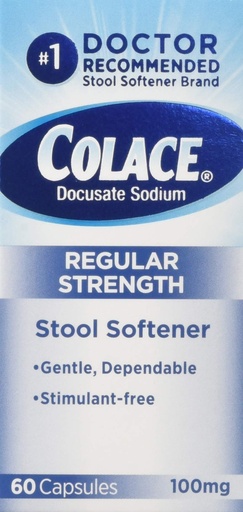 [BRSWI2T7OAORAHDO] COLACE CAPS 100 MG 60 2-Pack