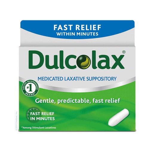 [BRSRAYYYOUNQOHLP] Colace Stool Softener Plus Stimulant Laxative 60 Count and Dulcolax Medicated Laxative Suppositories 28 Count