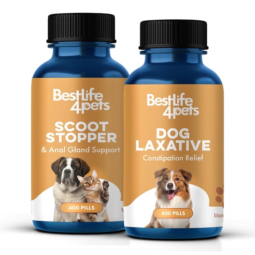 [BRSREZI2CAGRYCTP] Dog Laxative Constipation Relief, Dog Stool Softener Remedy Eases Irregular Bowel Movements, Scooting & Rectal Itching & Canine Gas Relief and Scoot Stopper and Anal Gland Support for Dogs & Cats