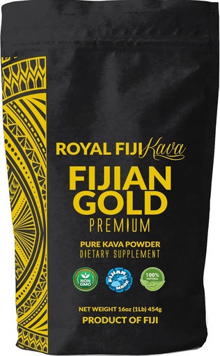 [BRSW2AIZOAGRMDQV] Kava Powder Fijian Gold Premium 5+ Years Matured Kava Root Full Strength Kava Kava from Fiji Islands Organic Grown Super Strength Kava Root