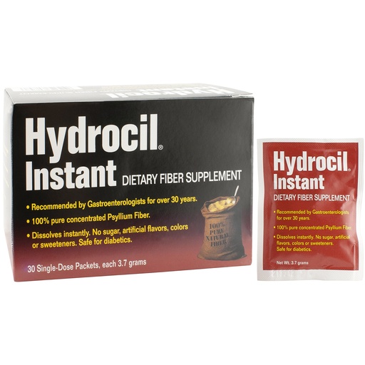 [BRSWIYQYAAIRKYL4] Dietary Fiber Supplement, Psyllium Husk Powder, 30 Single-Dose Packets