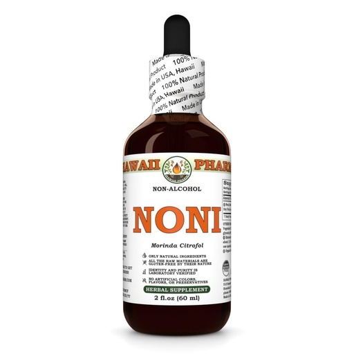 [BRSREYL5CMCGKCD4] Noni (Morinda Citrofolia) Dry Fruit Glycerite, All Natural, Vegan, Lab Tested Alcohol-Free Liquid Extract - 2 fl.oz