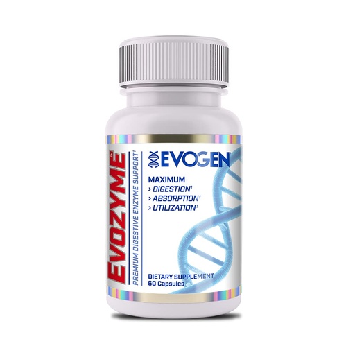 [BRSW2YIEBN7AG2QV] Evogen Evozyme - Premium Digestive Enzymes for Women & Men | Enzymes for Digestion with Absorption & Nutrient Utilization Support | 60 Capsules