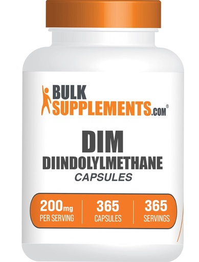 [BRSREZYQDJ4AGFLK] BulkSupplements.com DIM Capsules - Diindolylmethane, DIM Supplement for Men & Women - Gluten Free, 1 Capsule per Serving (200mg), 365 Count (Pack of 1)