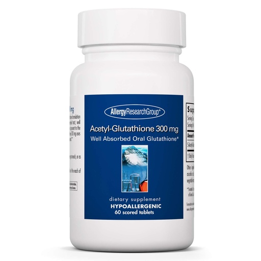 [BRSWKFY6OQFGIHQV] Allergy Research Group Acetyl-Glutathione - S-Acetyl-L-Glutathione, Well Absorbed Oral Immune Support, 300 mg Supplement - 60 Count