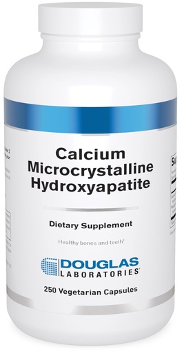 [BRSWIY35CRYGYEQ3] Douglas Laboratories Calcium Microcrystalline Hydroxyapatite - Teeth & Bone Health Support* - with Calcium & Phosphorus Micronutrients - Dietary Supplements - 250 Vegetarian Capsules