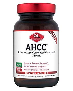 [BRSWG2YYO4CRMHQU] Olympian Labs - Ahcc-750mg, 750 mg, 60 capsules