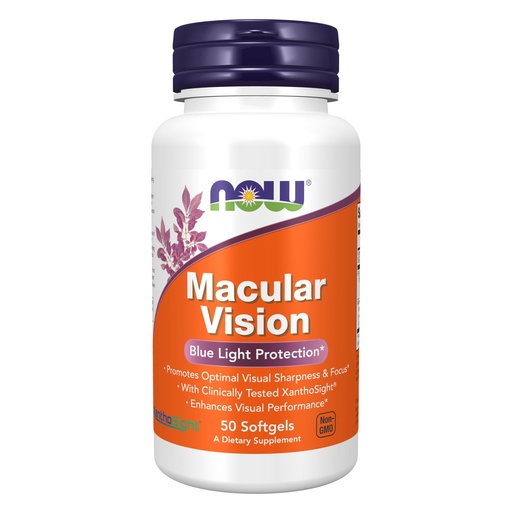 [BRSW2YLYPMOR4HTH] NOW Foods Supplements, Macular Vision Softgel, Eye Health, Eye Support, 50 Softgels