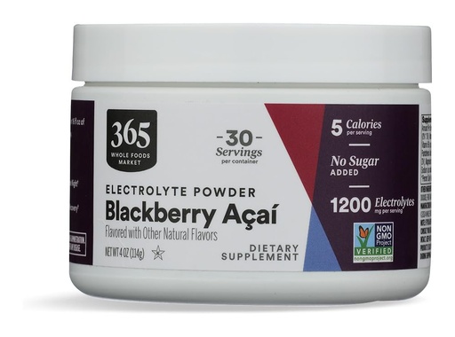 [BRSRAFANOIIGA3DH] 365 By Whole Foods Market, BlackBerry Acai Electrolyte, 5.46 Ounce