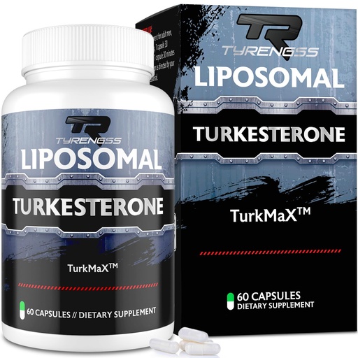 [BRSRAHAZPMMQ2GTP] Liposomal Turkesterone Supplement for Men - Testosterone Supplement for Men, Male Enhancing Test Boost for Workout - 60 Capsules
