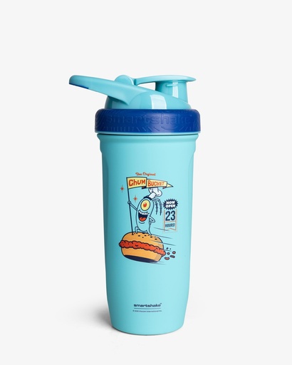 [BRSRGFQCBB6QK2QU] Smartshake Reforce Stainless Steel Protein Shaker Bottle 900 ml | 30 oz - Leakproof Screw-on Lid - BPA Free - Unisex - Chum Bucket