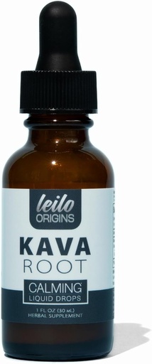 [BRSROHYDCMPGMDLK] LEILO Kava Root Liquid Extract | Concentrated Drops to Support Relaxation | 70% Extraction Strength - Alcohol-Free | (1 Fl Oz, 30 Servings)