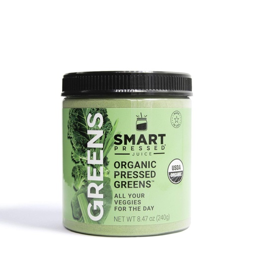 [BRSWGYL2CQCQA232] SMART Pressed Organic Greens Superfoods Powder | Cold-Pressed Daily Organic Greens Powder for Women & Men | Vegan Green Powder Superfood Organic | Green Superfood Powder (30 Servings)