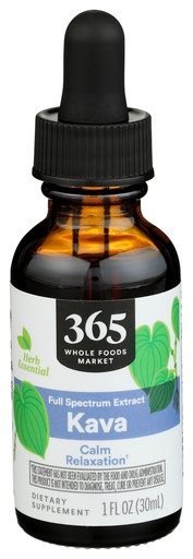 [BRSRMAYQCQGQI3TB] 365 by Whole Foods Market Kava Liquid Extract, 1 FZ