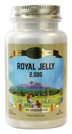 [BRSWIZYZOMNBE3TG] ZAND Honey Gardens Royal Jelly 600mg Capsules - Royal Bee Jelly Nutritional Supplement for Women & Men, Natural Source of Amino Acids & Vitamins - 30 Veg Caps