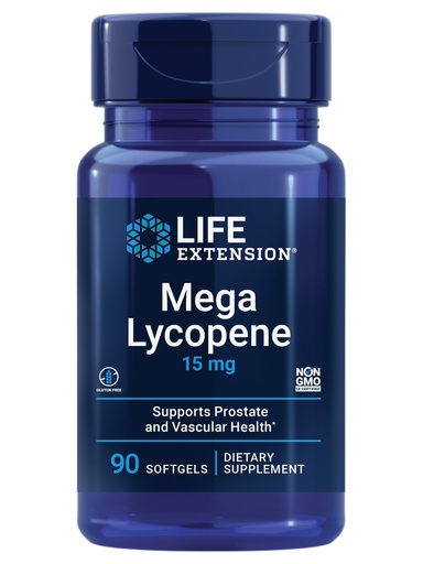 [BRSWIY3QB4NRYHLO] Life Extension Mega Lycopene, Prostate Health, arterial Health, antioxidant Defense, Gluten-Free, Non-GMO, 90 softgels