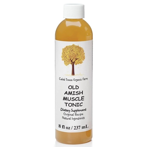 [BRSWIYA5AB7WE2DC] Caleb Treeze Old Amish Muscle Tonic 8 fl oz, Leg Cramps Relief, Foot Cramps Relief, Restless Legs, Muscle Cramps & Spasm Relief