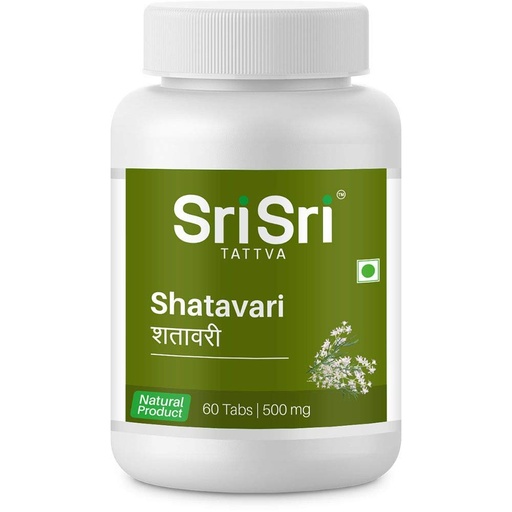 [BRSWGAYQBF7BODIY] Sri Sri Tattva Ayurveda Shatavari Tablet (60 Tab) X 2