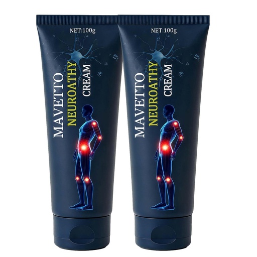 [BRSRGH37CENQ43TB] MAVETTO Neuropathy Relief Cream, Neurosoothe Formula Nerve Cream, Contains Capsaicin, Arnica, Menthol, MSM and Glucosamine, Improve Joint Discomfort, Increase Mobility (2pcs)