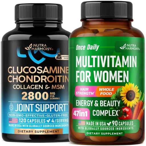 [BRSREFQFAB5AYFA2] NUTRAHARMONY Glucosamine & Multivitamins for Women Capsules