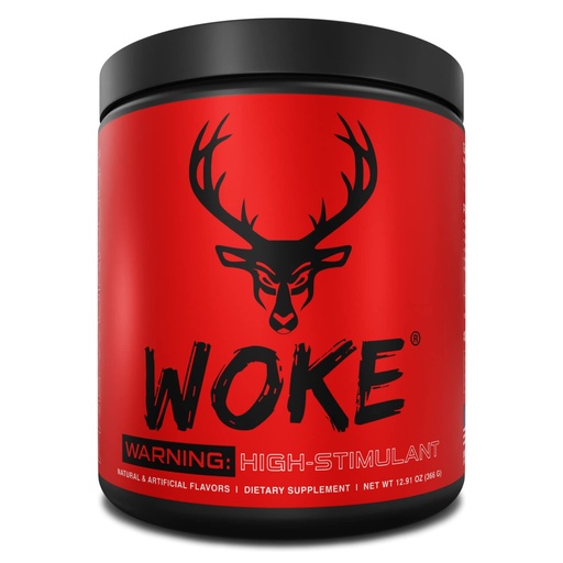 [BRSWYED6BUHAOHIZ] Bucked Up - Woke - HIGH STIM Pre Workout - Best Tasting - Focus Nootropic, Pump, Strength and Growth, 30 Servings (Grape)