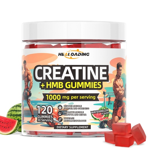 [BRSRACY5BB7GMFI6] Creatine Monohydrate Gummies HMB Supplements for Men - Creatine and HMB Supplement for Boost Strength Performance Build Muscle Supports and Muscle Growth & Recovery