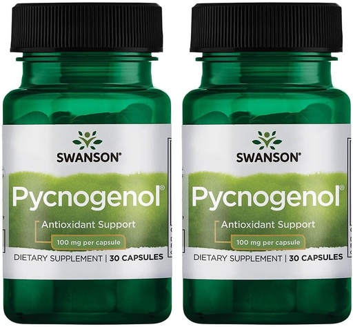 [BRSWGFD3BZ7AKEI2] Swanson Ultra Pycnogenol 100 Milligrams 30 kapsúl 2 balenia
