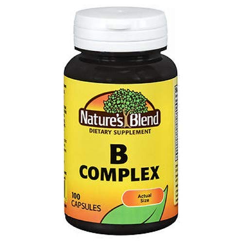 [BRSWGZQ5CAJRYA36] Nature's Blend B Complex Capsules - 100 ct, Pack of 3